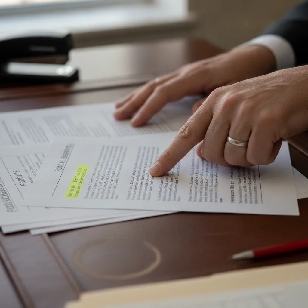 Attorney reviewing robbery charge statute documents at Mesa law desk